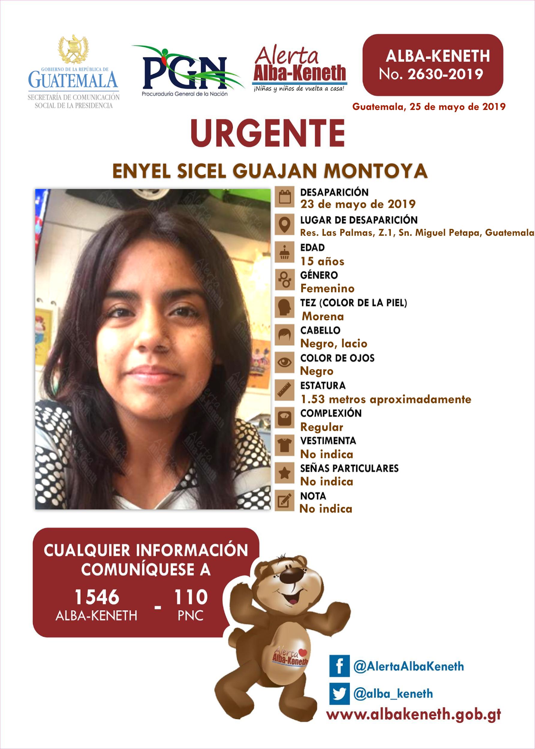 Enyel Sicel Guajan Montoya