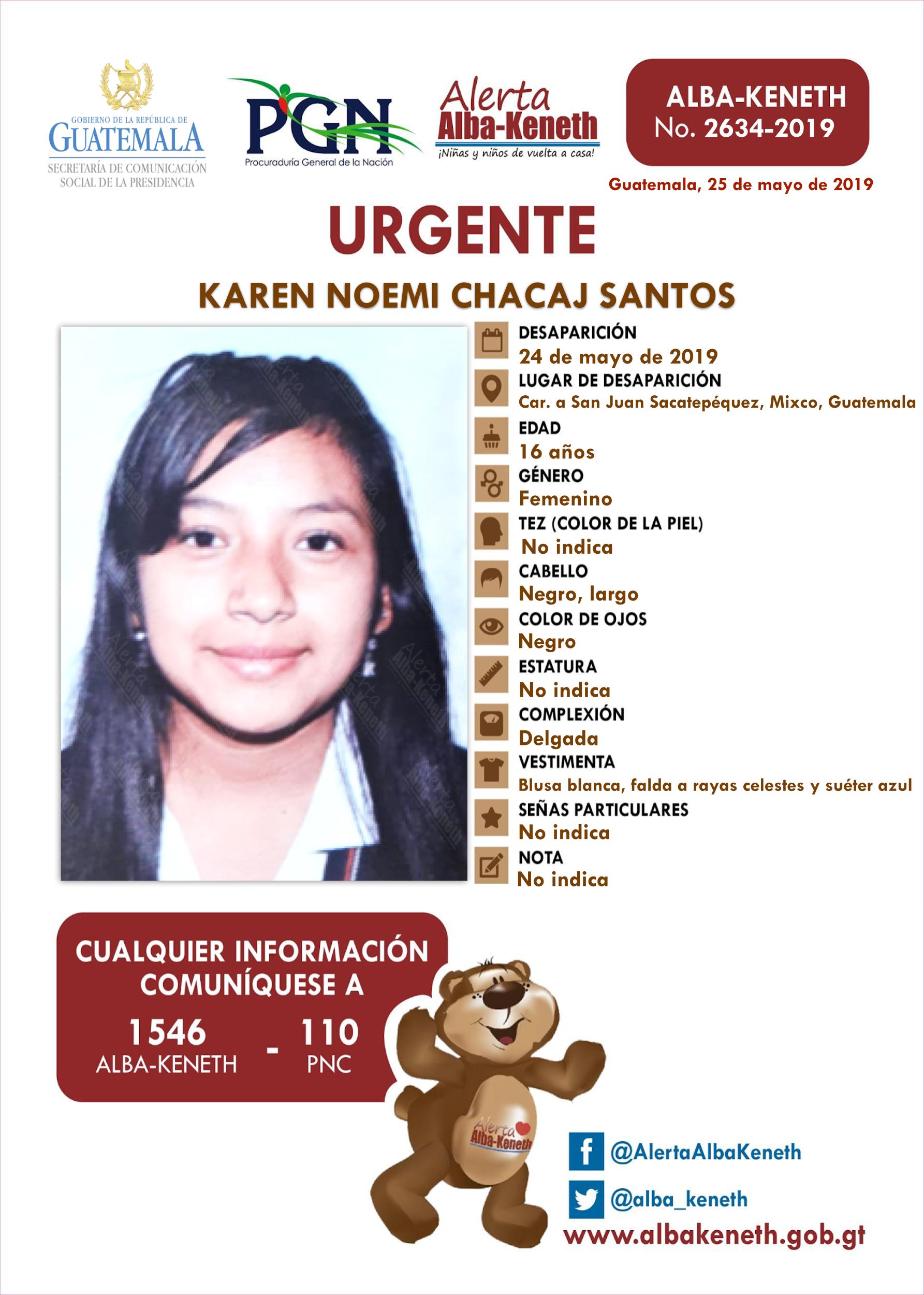 Karen Noemi Chacaj Santos