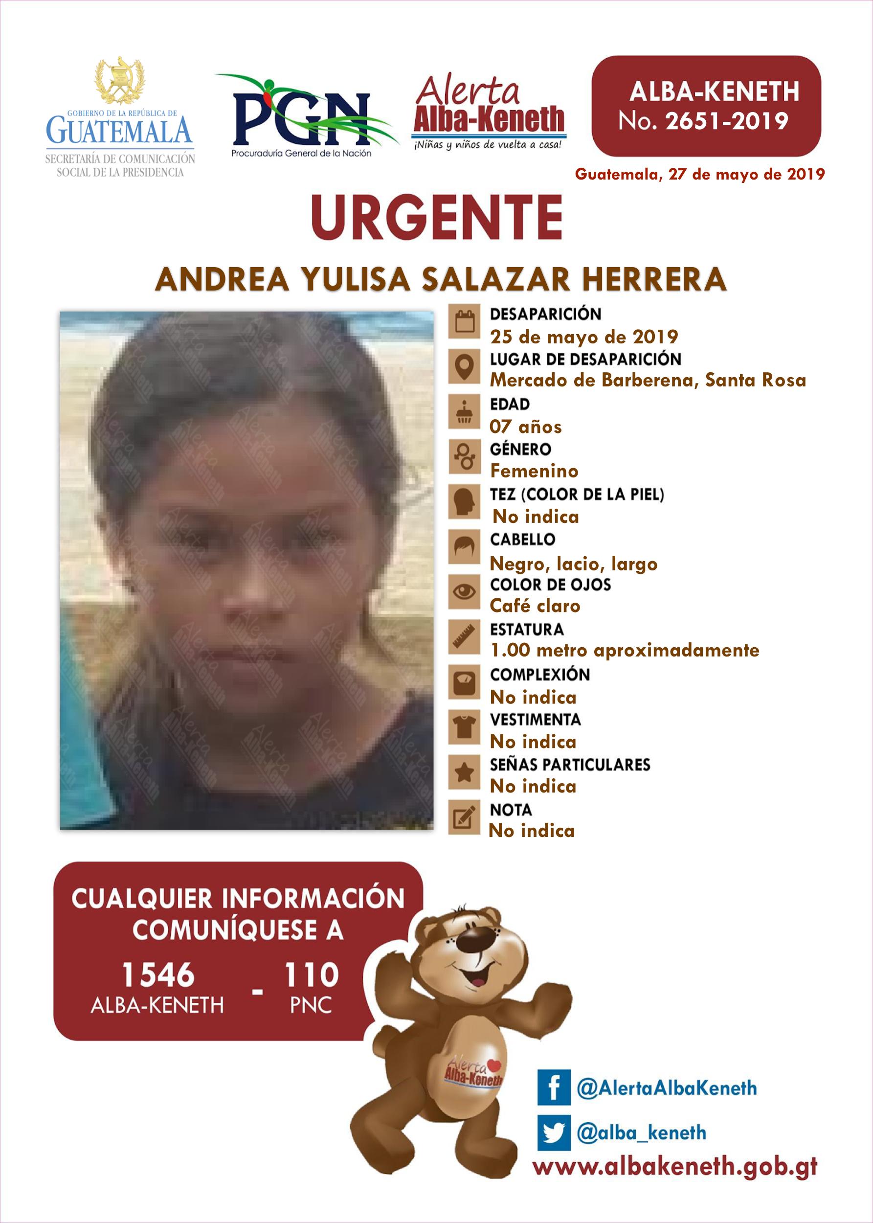 Andrea Yulisa Salazar Herrera