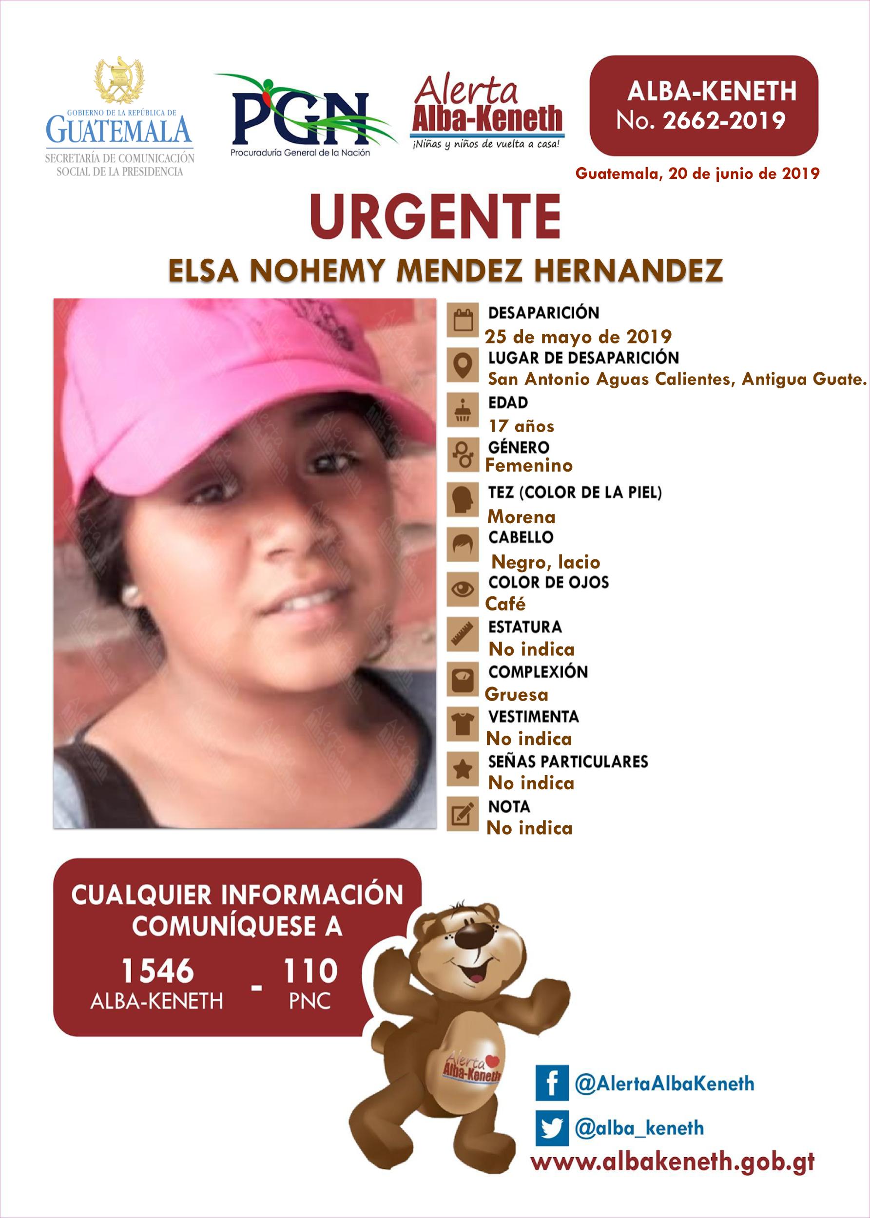 Elsa Nohemy Mendez Hernandez