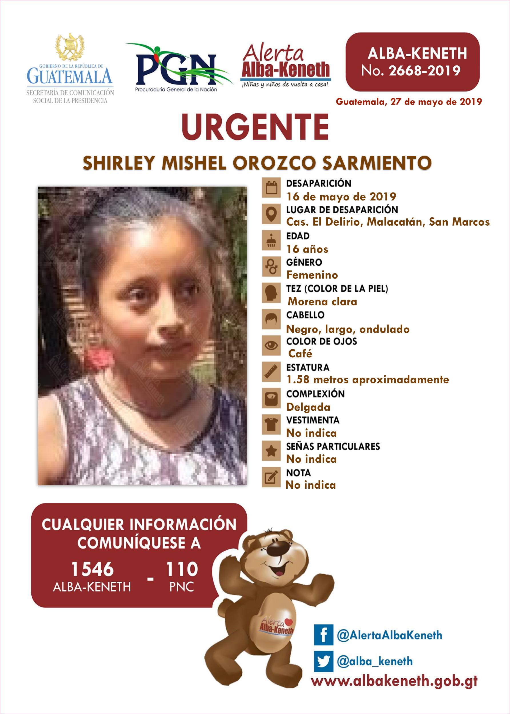 Shirley Mishel Orozco Sarmiento