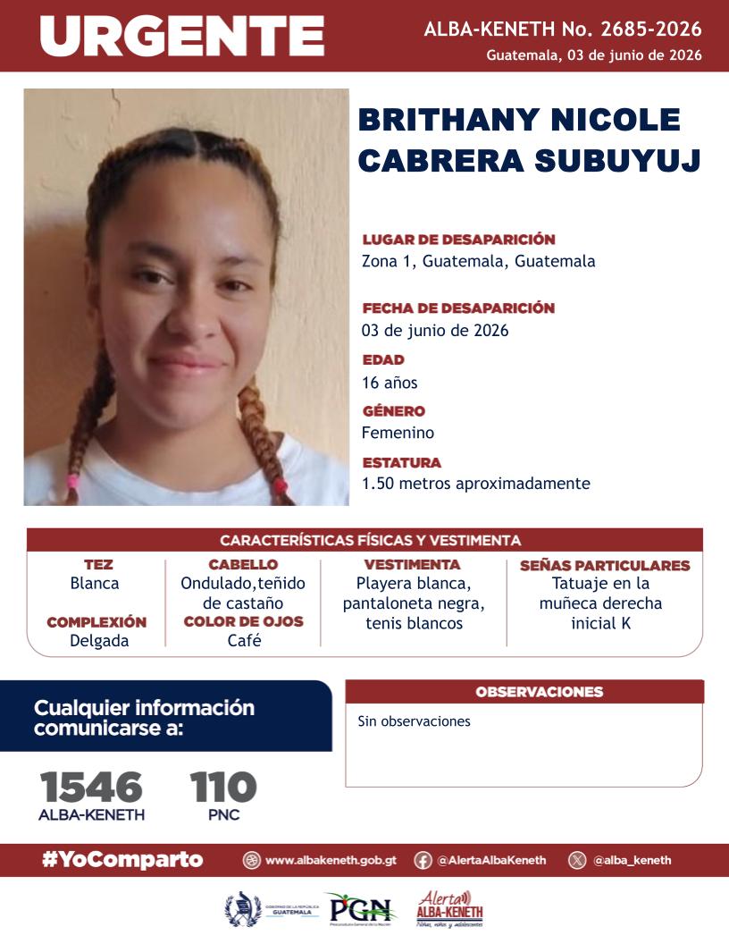 Brithany Nicole Cabrera Subuyuj