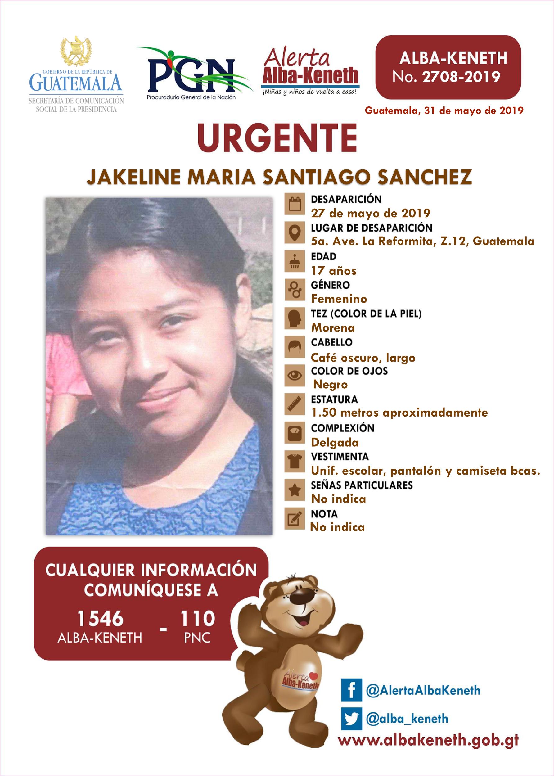 Jakeline Maria Santiago Sanchez