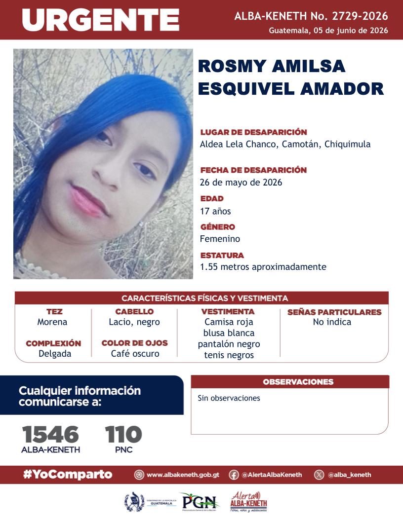 Rosmy Amilsa Esquivel Amador