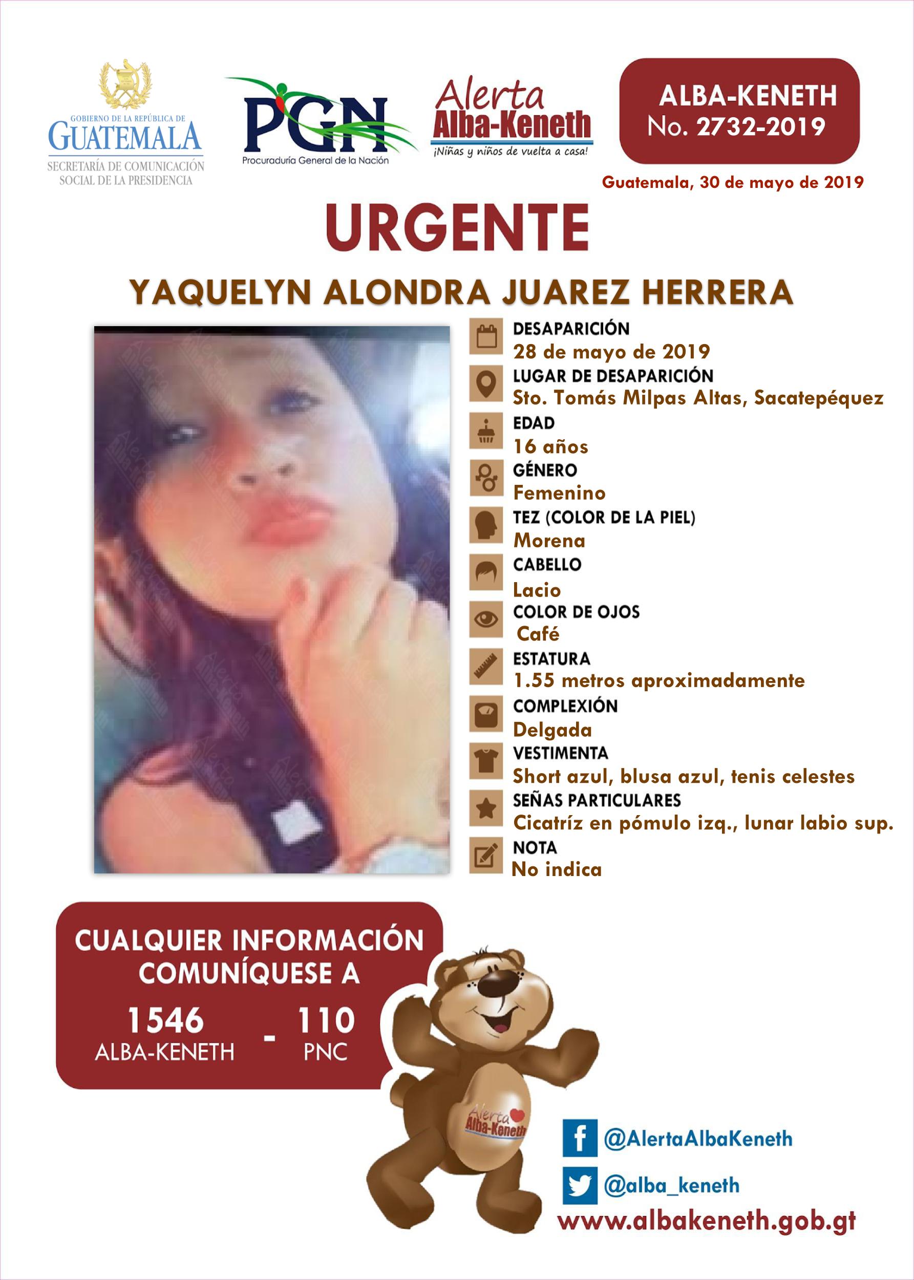 Yaquelyn Alondra Juarez Herrera
