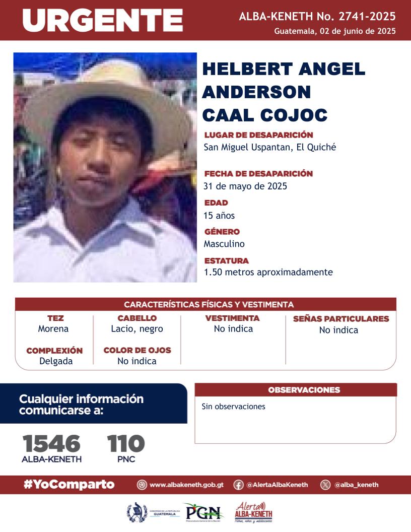 Helbert Angel Anderson Caal Cojoc