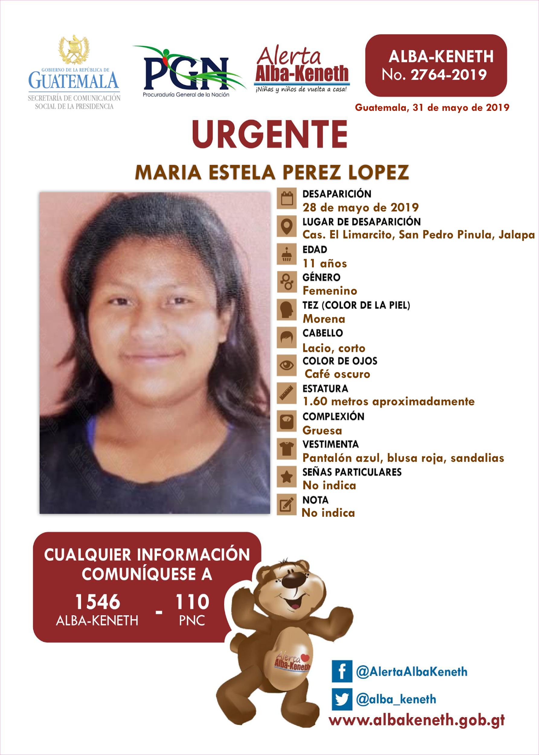Maria Estela Perez Lopez