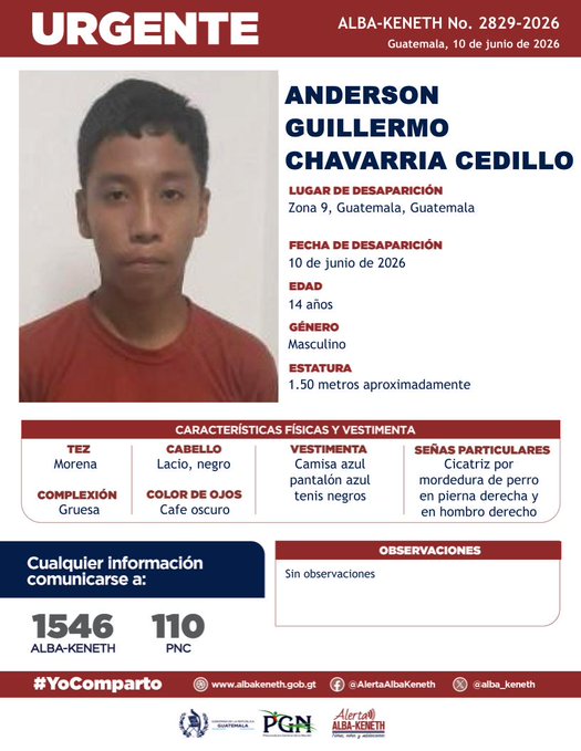 Anderson Guillermo Chavarria Cedillo
