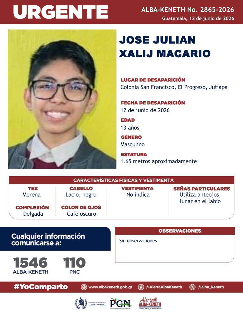 Jose Julian Xalij Macario