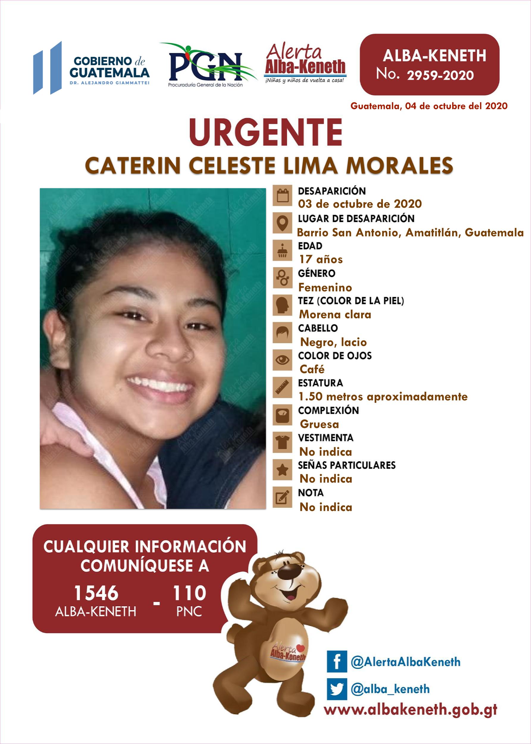 Caterin Celeste Lima Morales