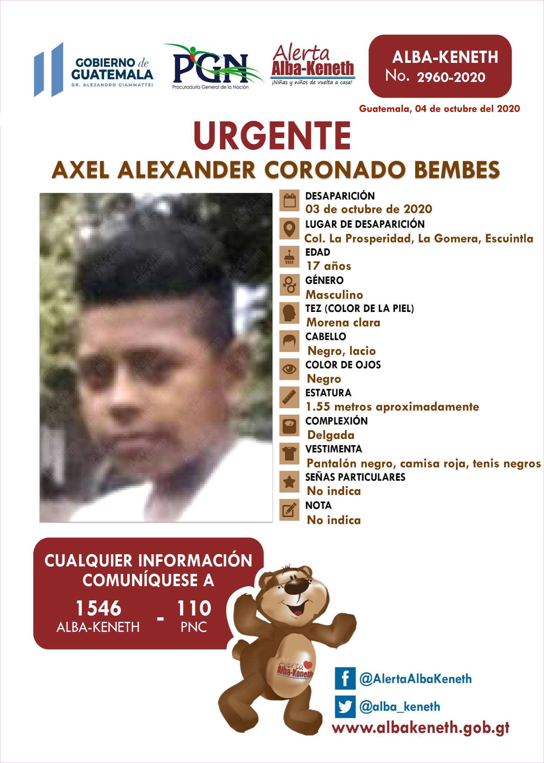 Axel Alexander Coronado Bembes