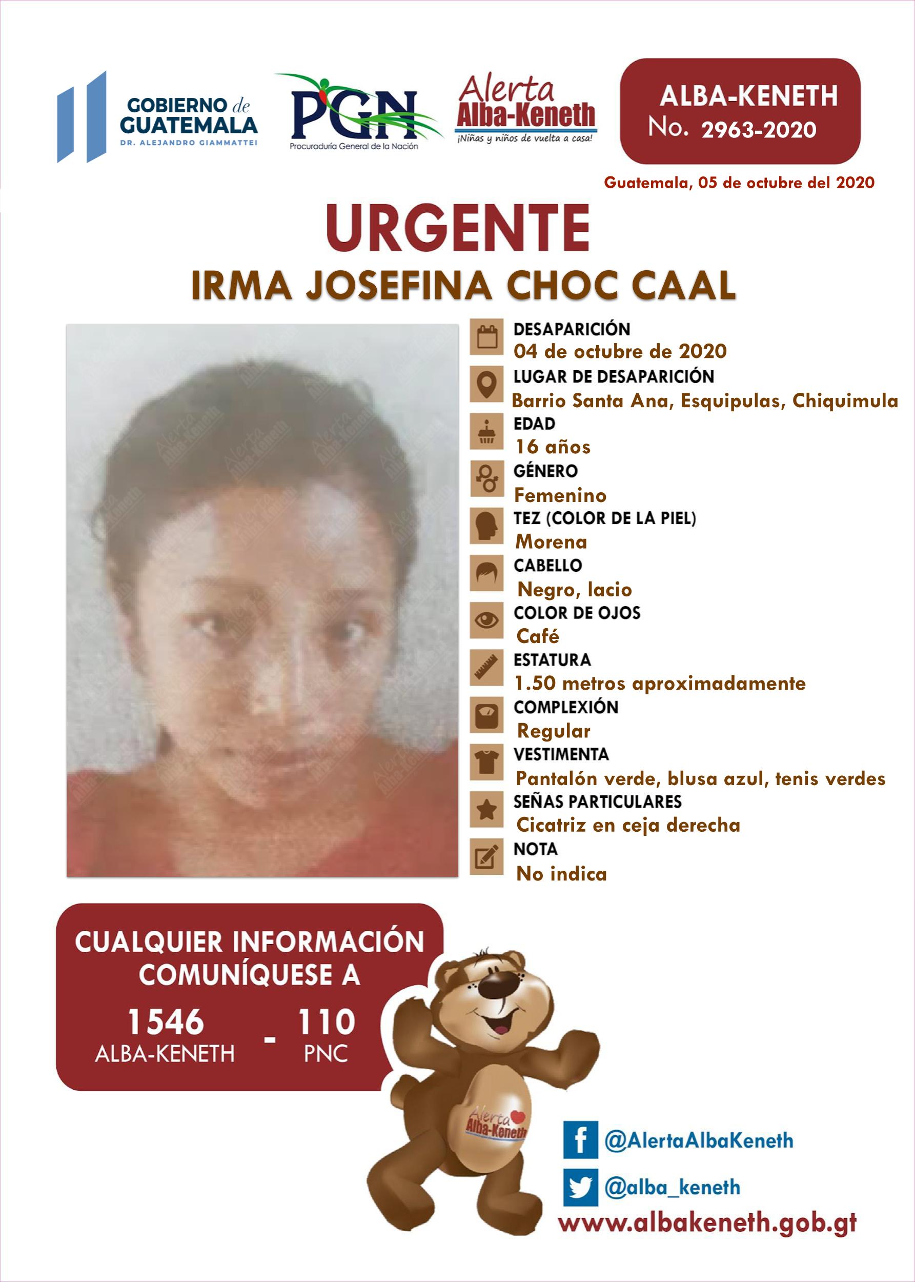 Irma Josefina Choc Caal