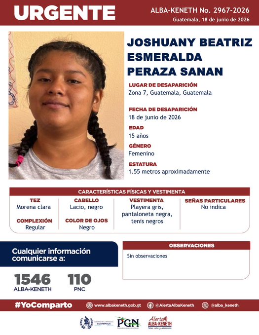 Joshuany Beatriz Esmeralda Peraza Sanan