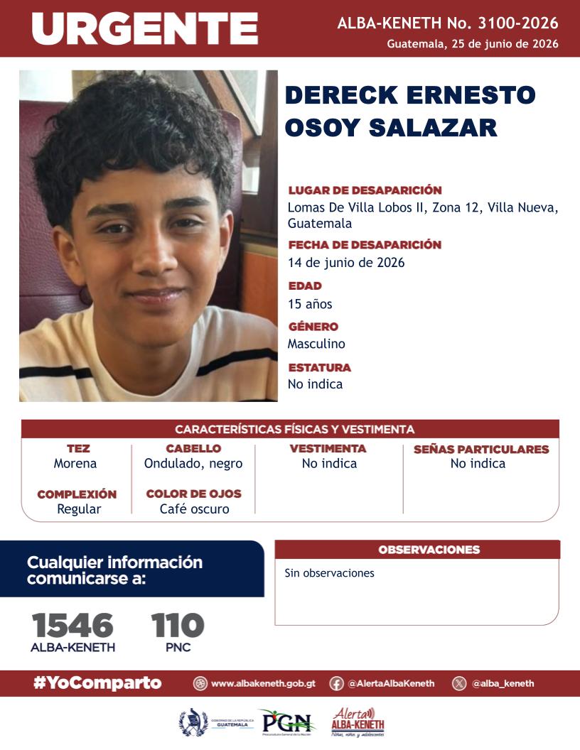 Dereck Ernesto Osoy Salazar