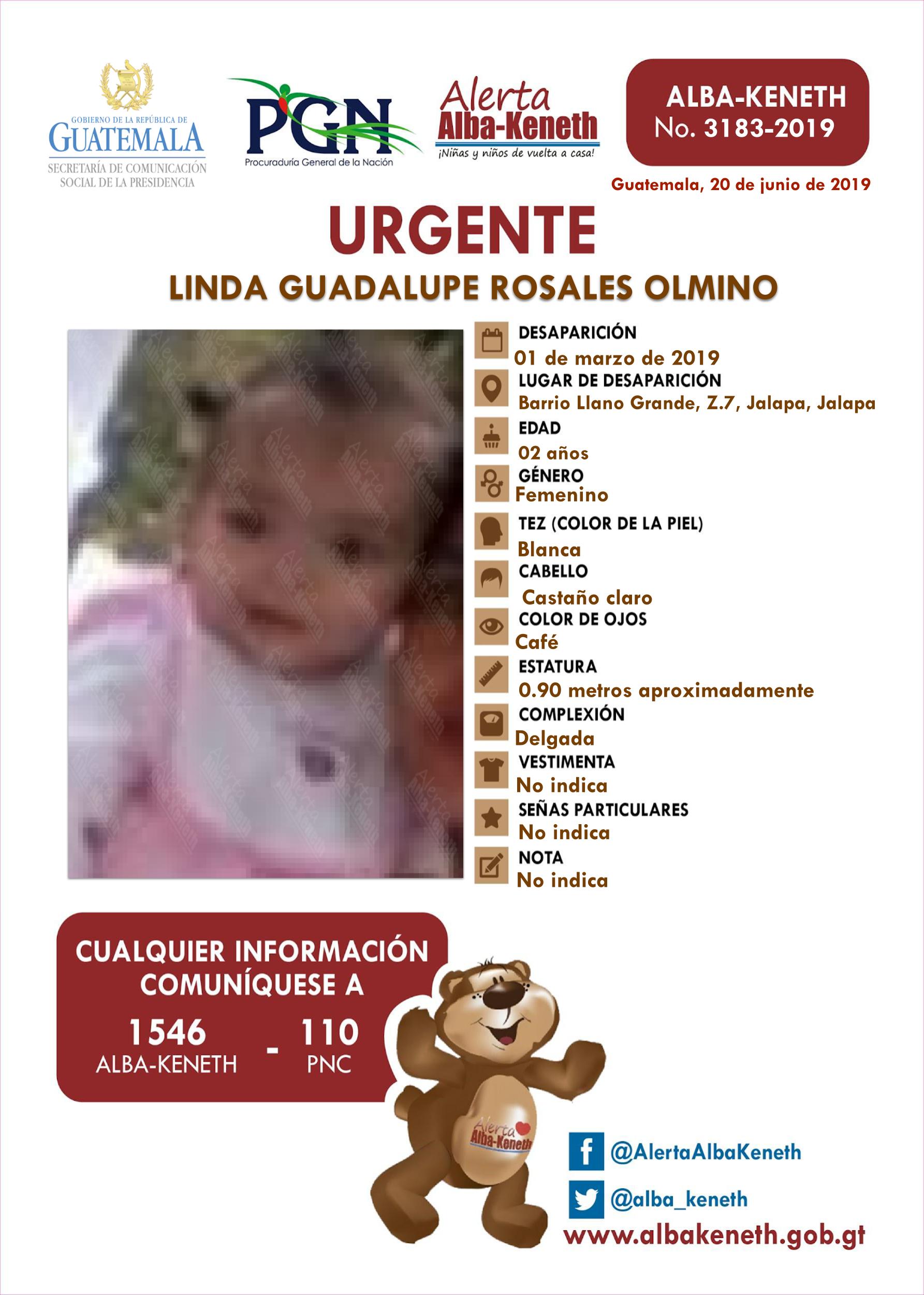 Linda Guadalupe Rosales Olmino