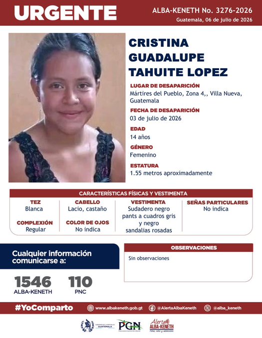 Cristina Guadalupe Tahuite Lopez