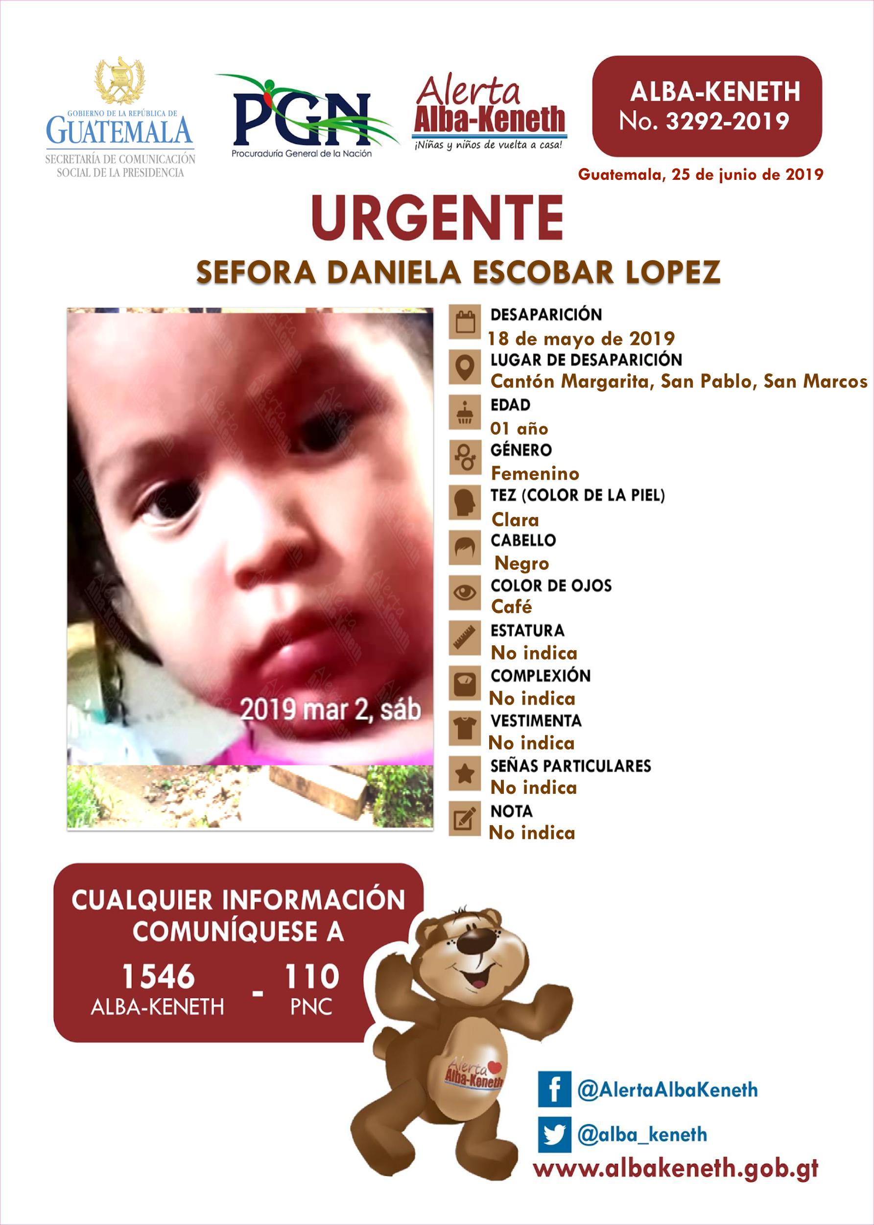 Sefora Daniela Escobar Lopez