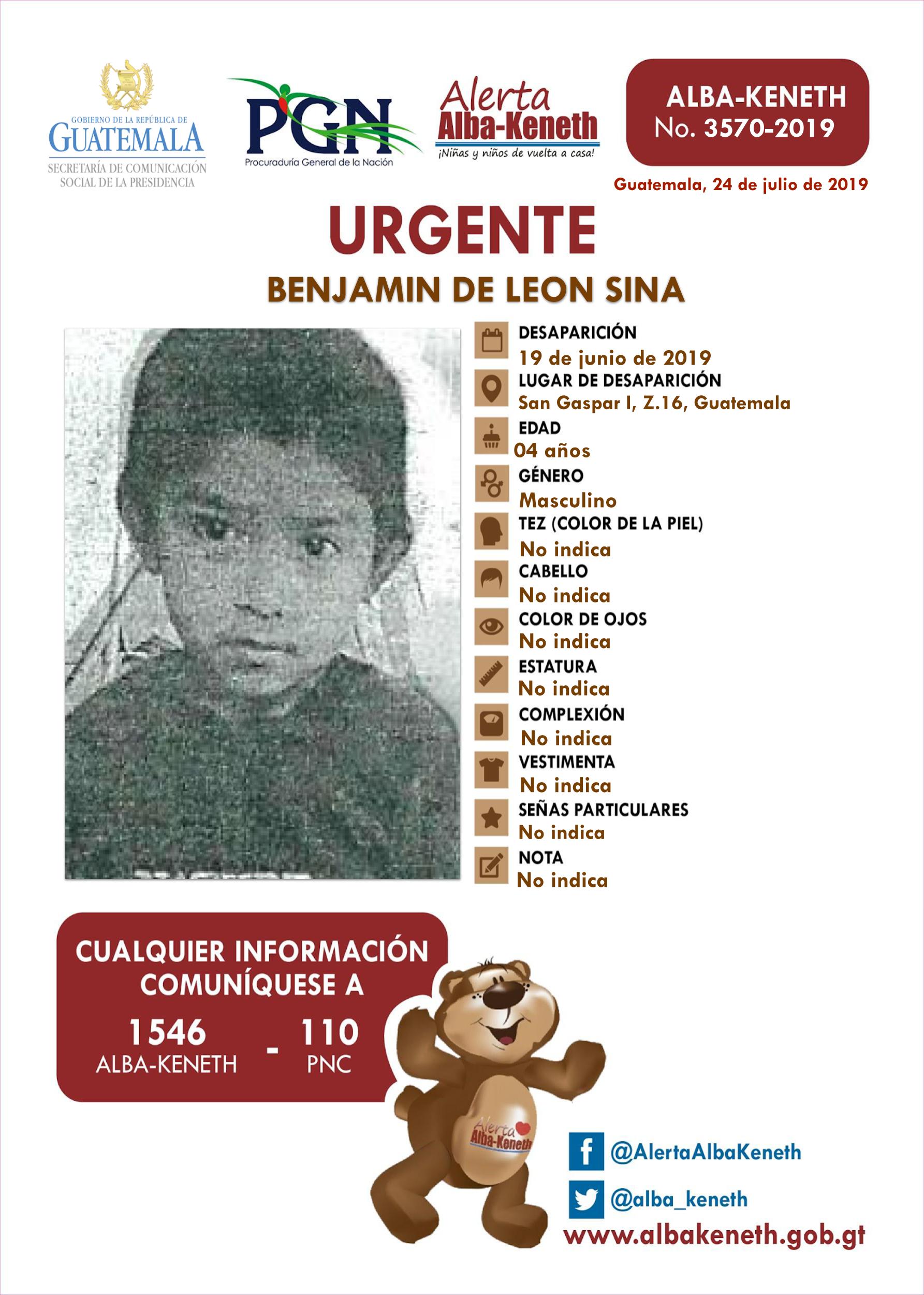 Benjamin de Leon Sina