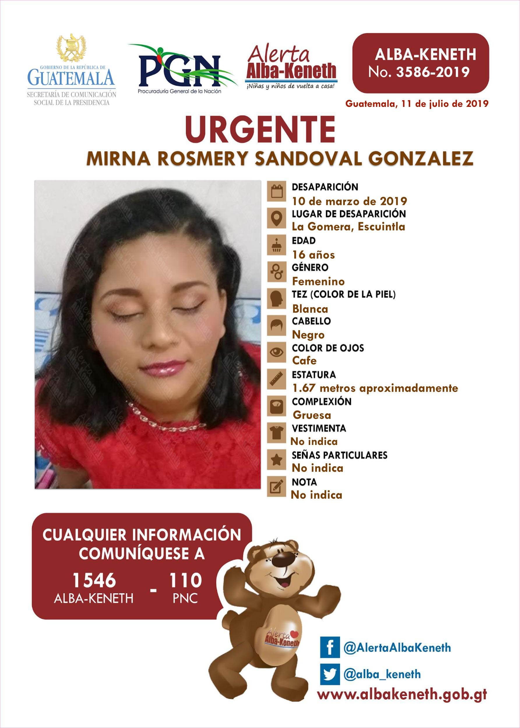 Mirna Rosmery Sandoval Gonzalez