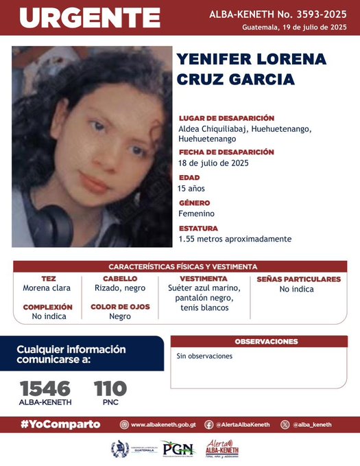 Yenifer Lorena Cruz Garcia