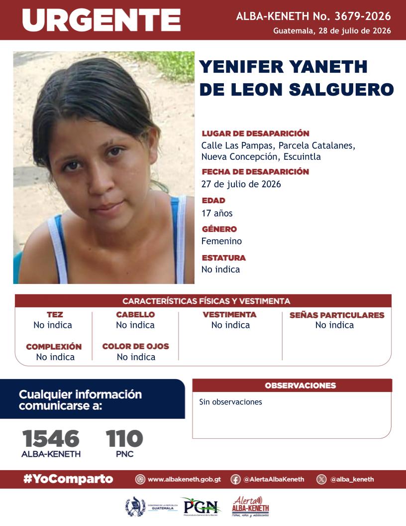Yenifer Yaneth de Leon Salguero