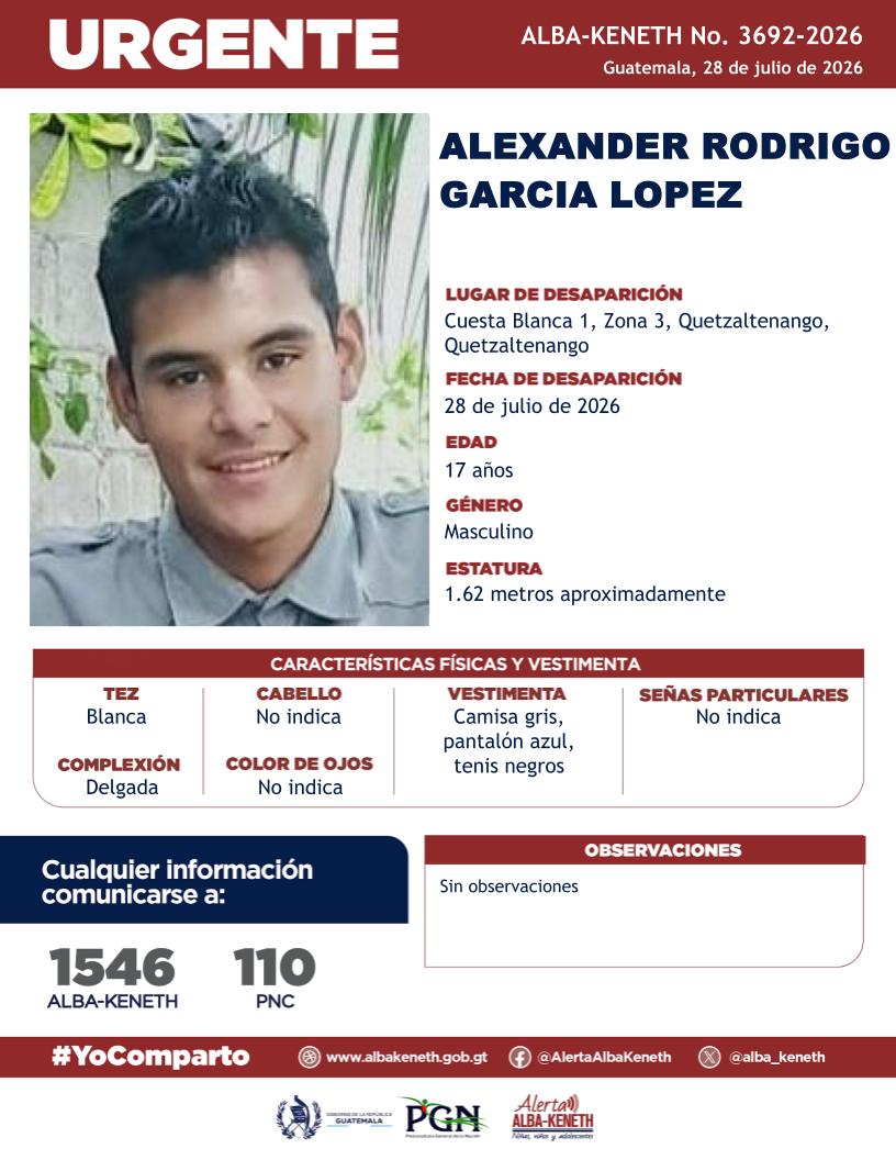Alexander Rodrigo Garcia Lopez
