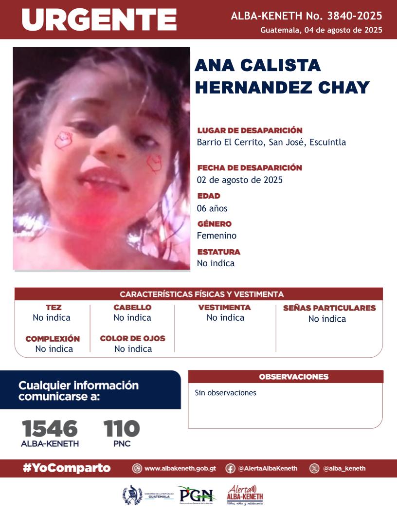 Ana Calista Hernandez Chay