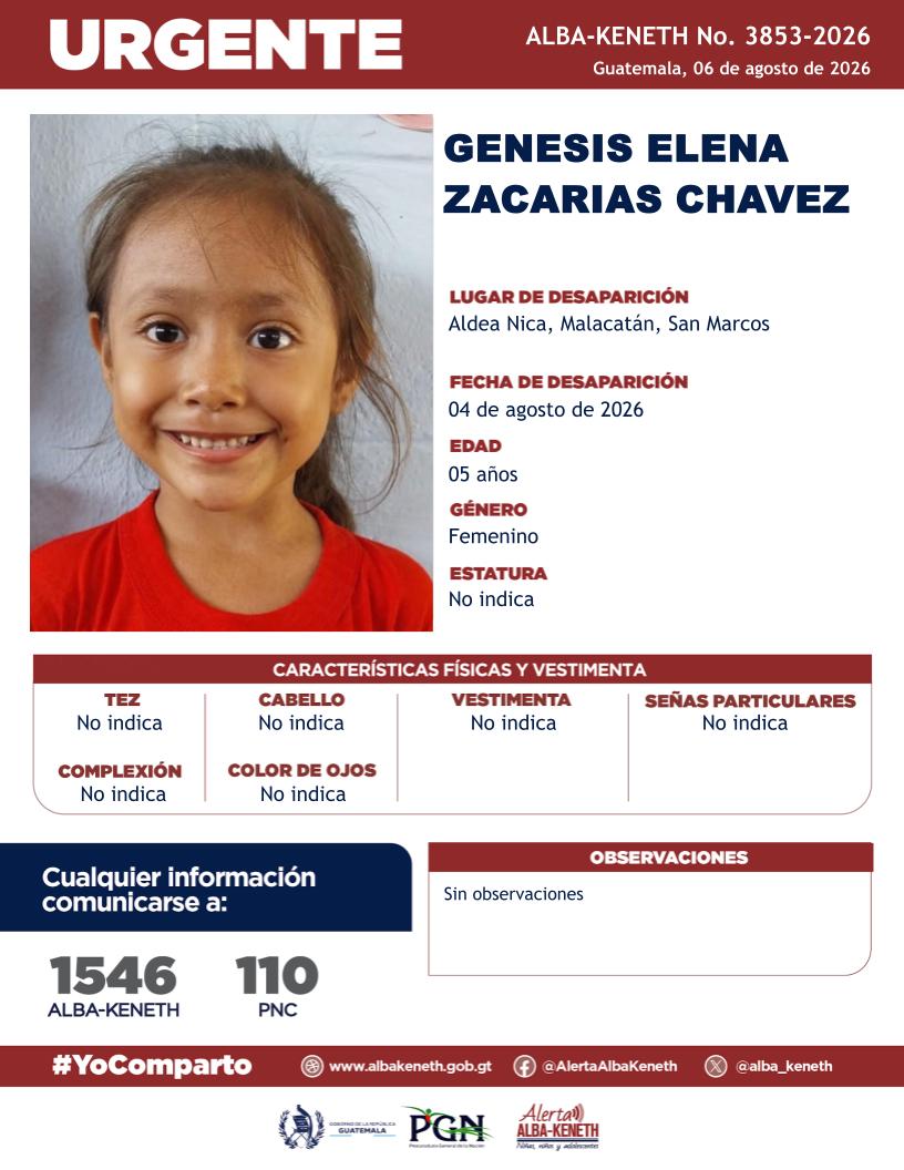 Genesis Elena Zacarias Chavez
