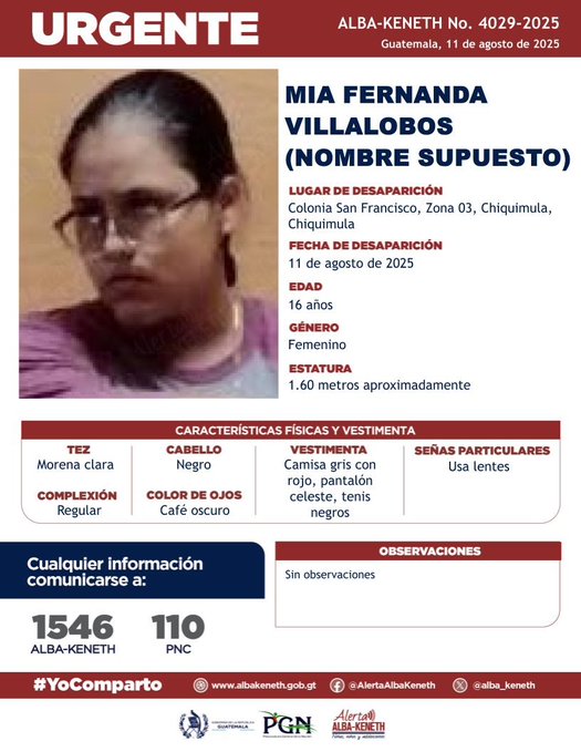 Mia Fernanda Villalobos (Nombre Supuesto)