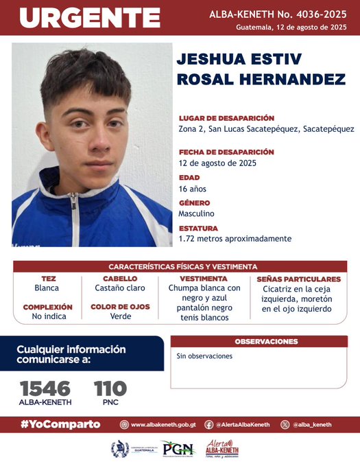 Jeshua Estiv Rosal Hernandez