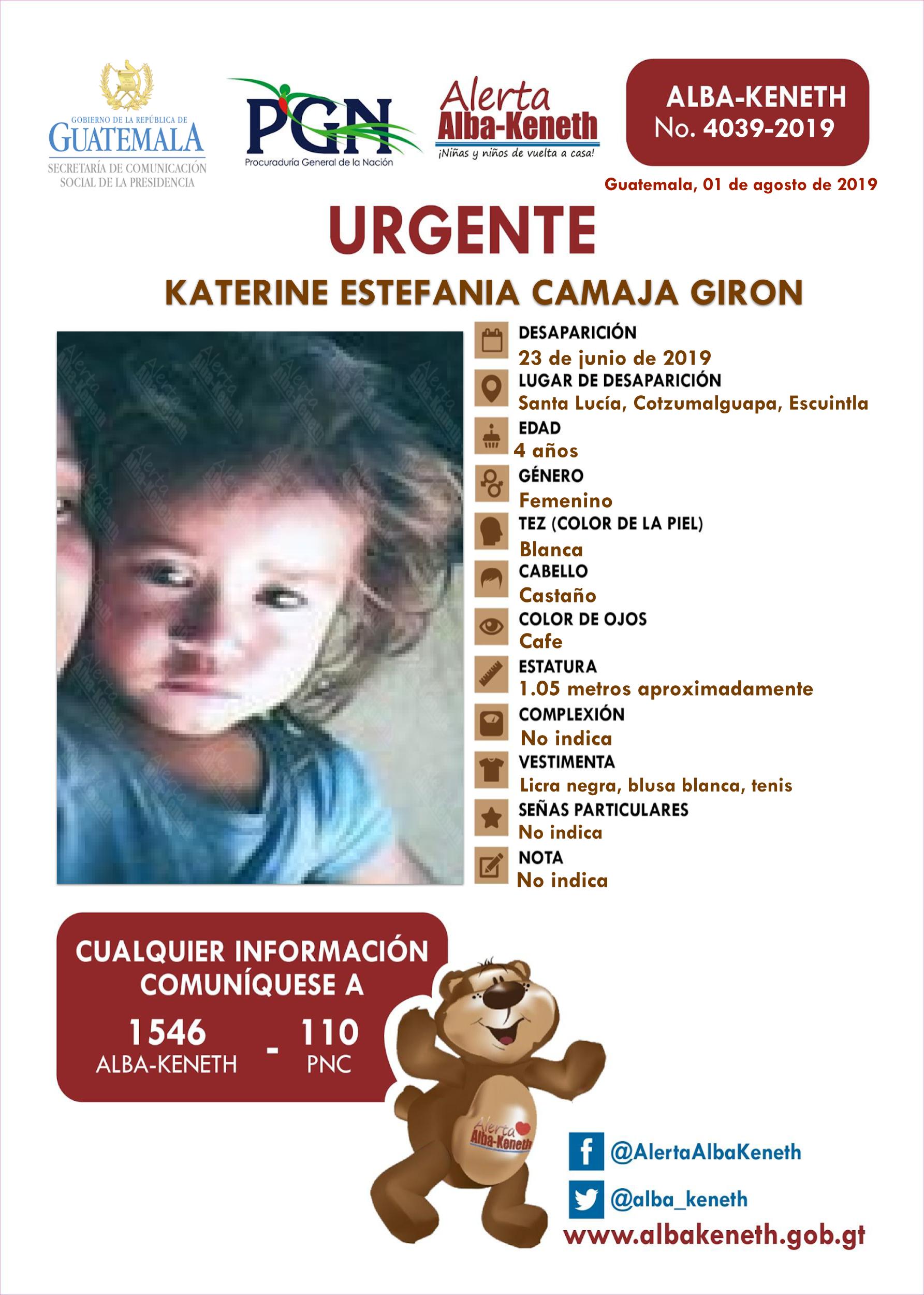 Katerine Estefania Camaja Giron