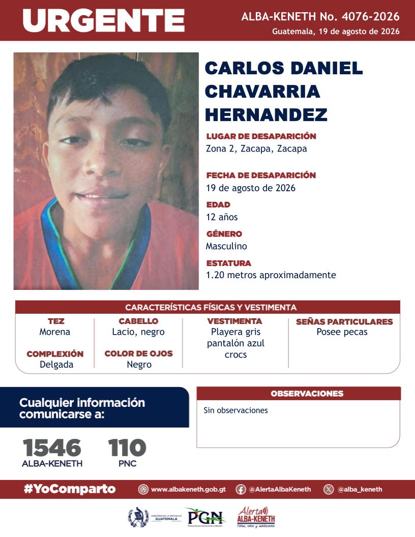 Carlos Daniel Chavarria Hernandez