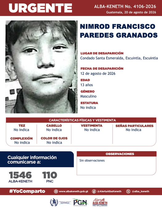 Nimrod Francisco Paredes Granados
