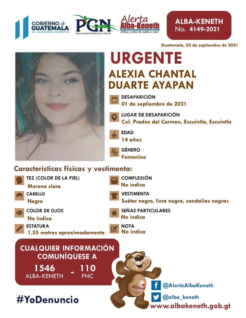 Alexia Chantal Duarte Ayapan