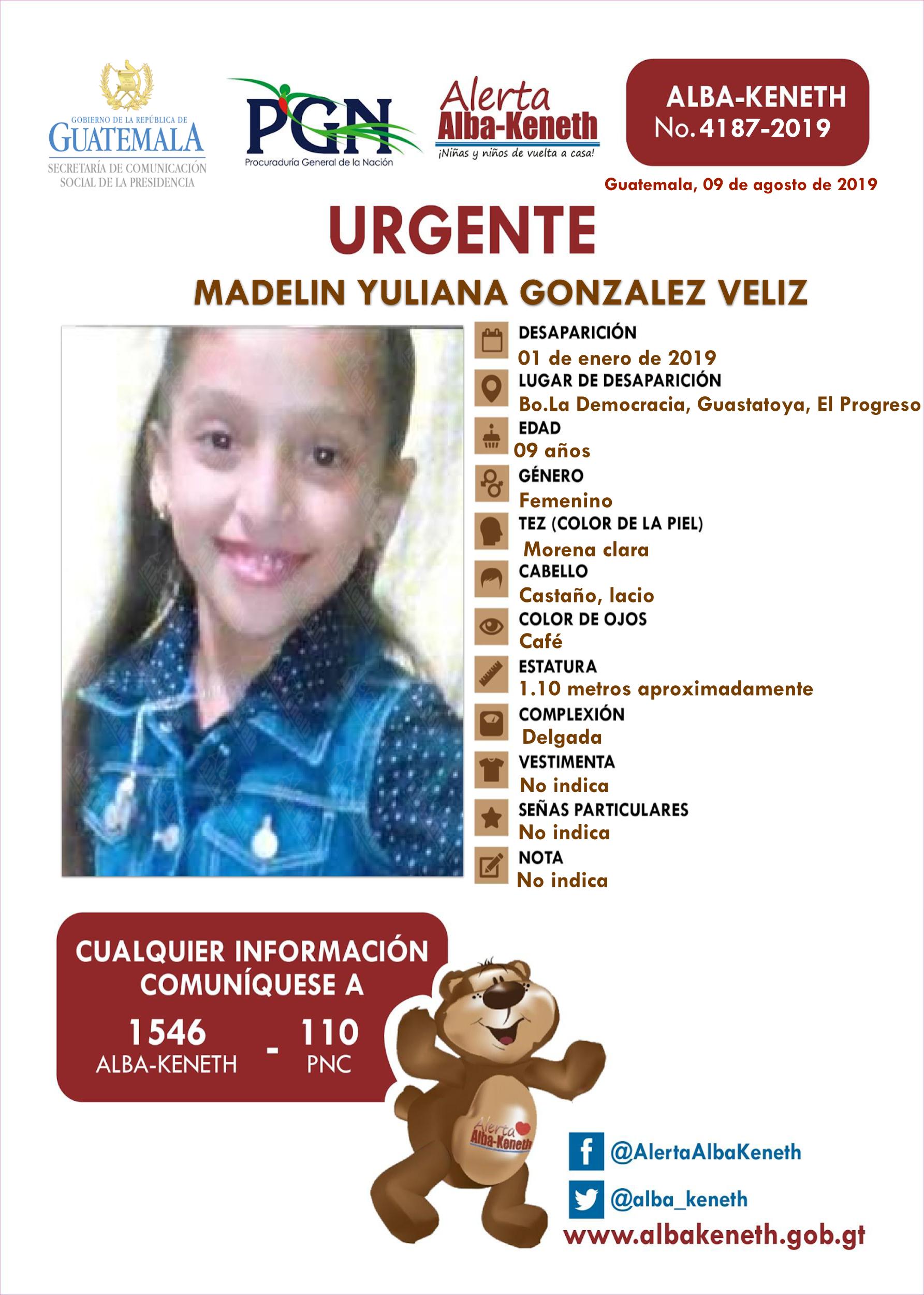 Madelin Yuliana Gonzalez Veliz