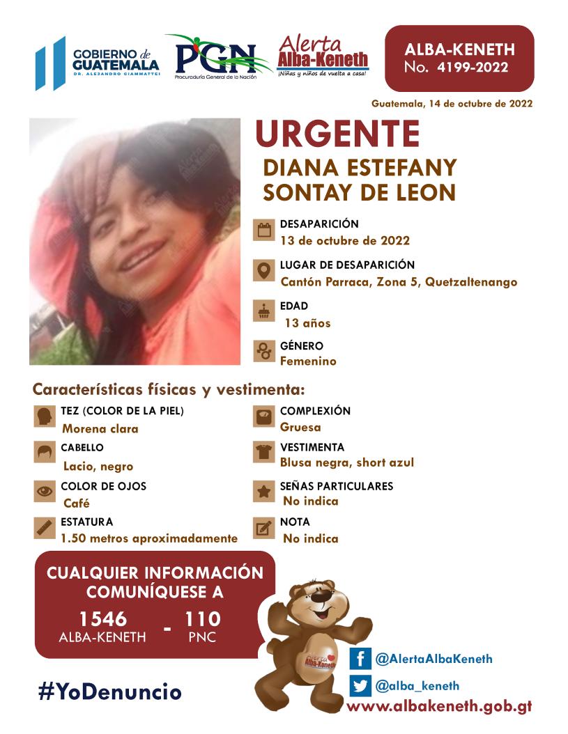 Diana Estefany Sontay De León