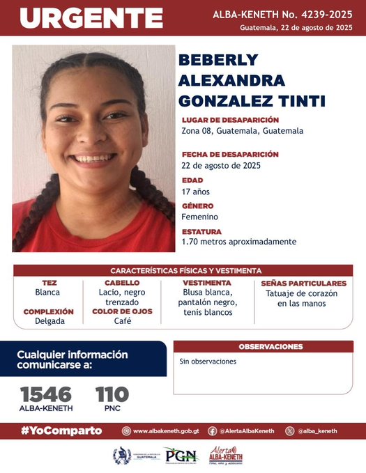 Beberly Alexandra González Tintí