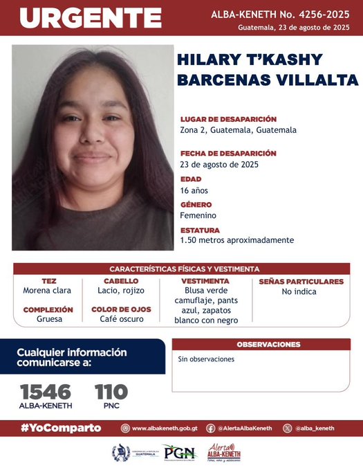 Hilary T´Kashy Barcenas Villalta
