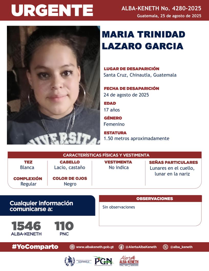 Maria Trinidad Lazaro Garcia