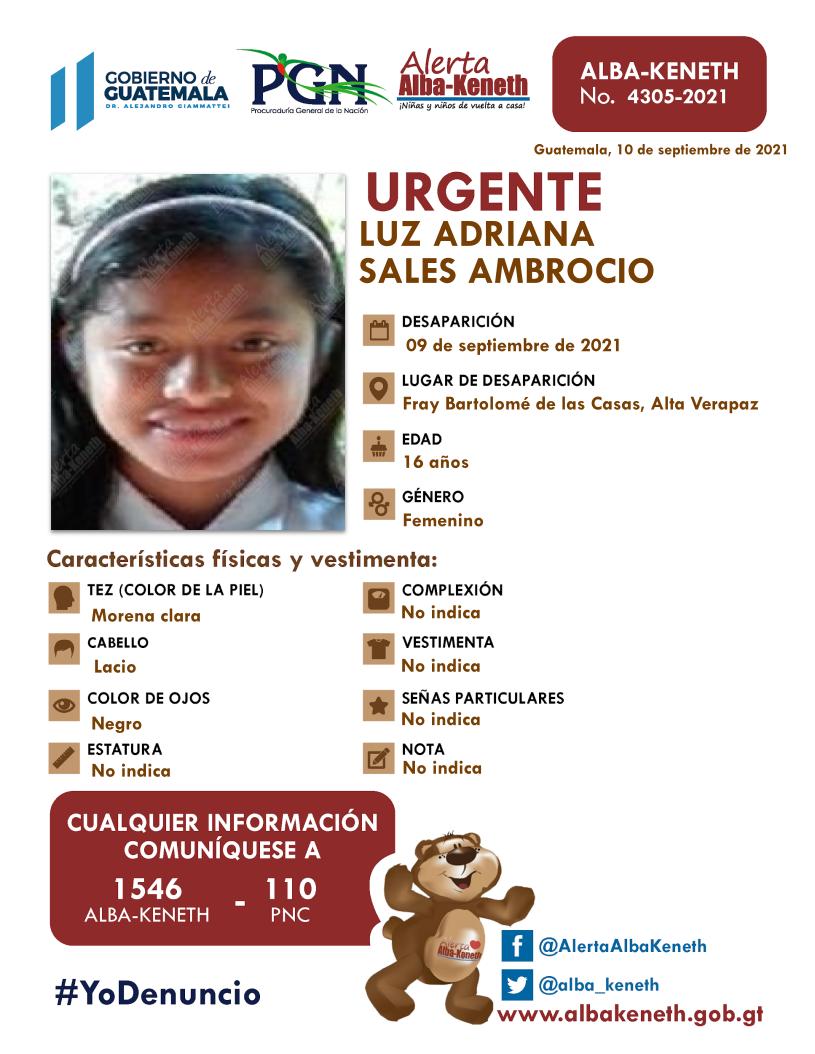 Luz Adriana Sales Ambrocio