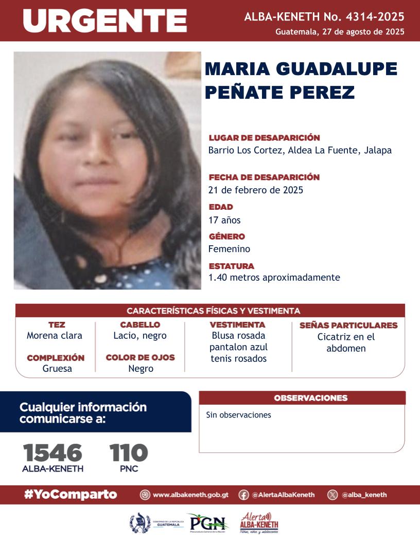 Maria Guadalupe Peñate Perez