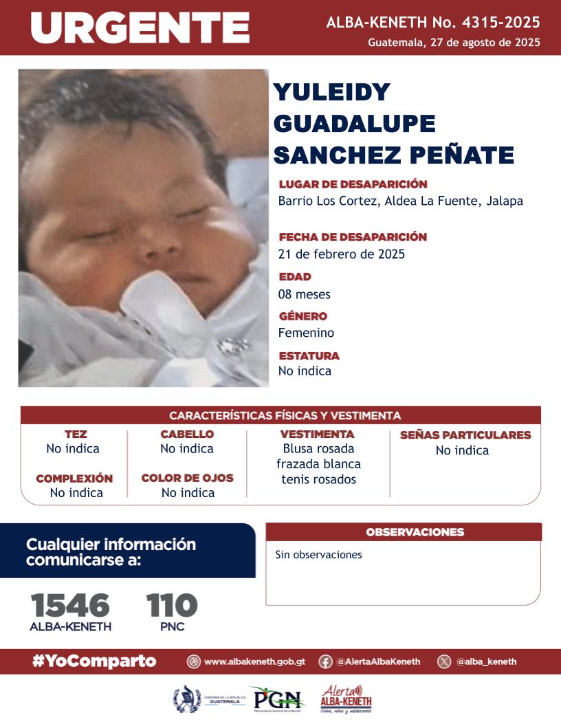 Yuleidy Guadalupe Sanchez Peñate