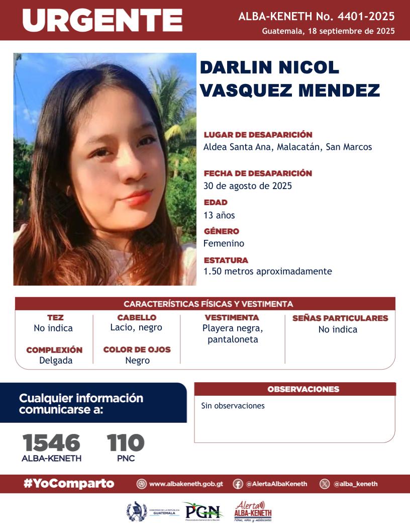 Darlin Nicol Vasquez Mendez