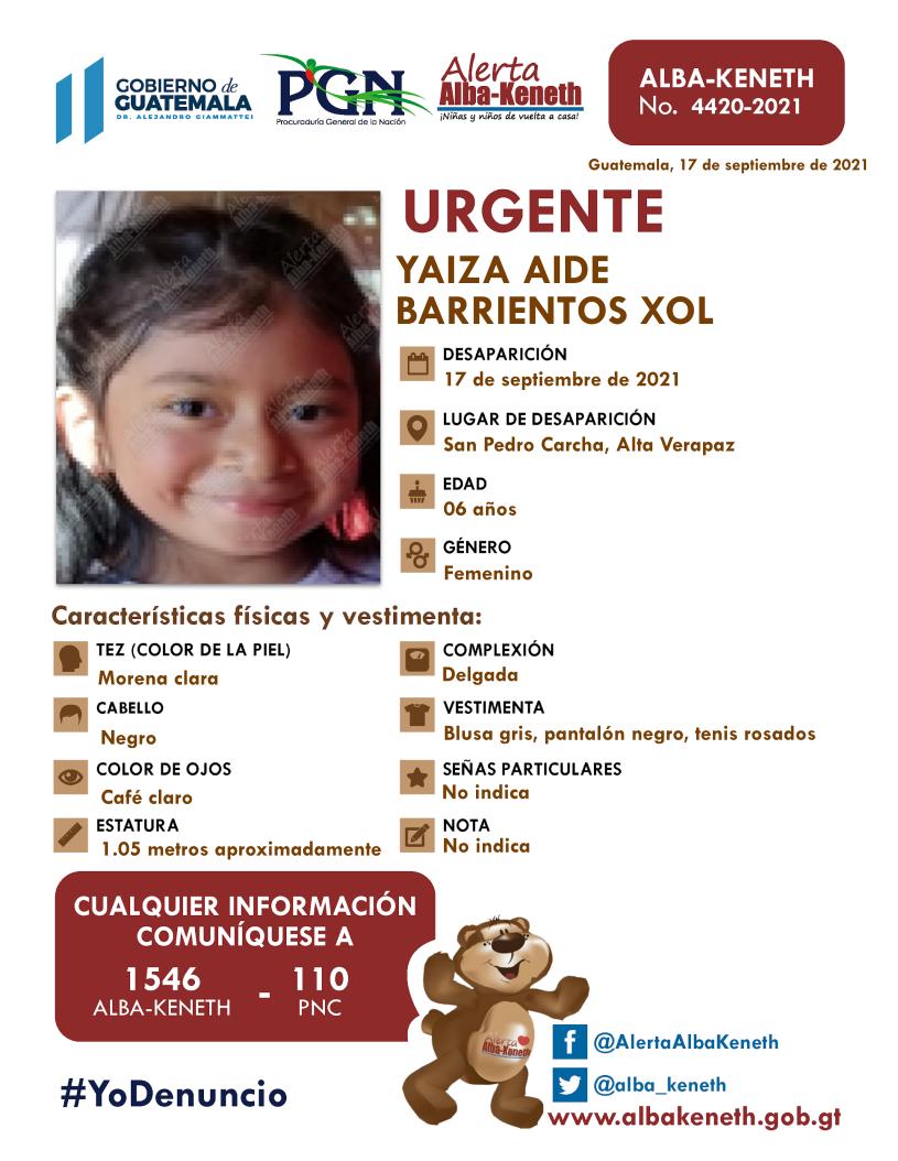 Yaiza Aide Barrientos Xol