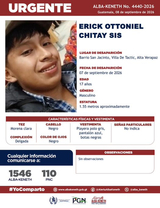 Erick Ottoniel Chitay Sis
