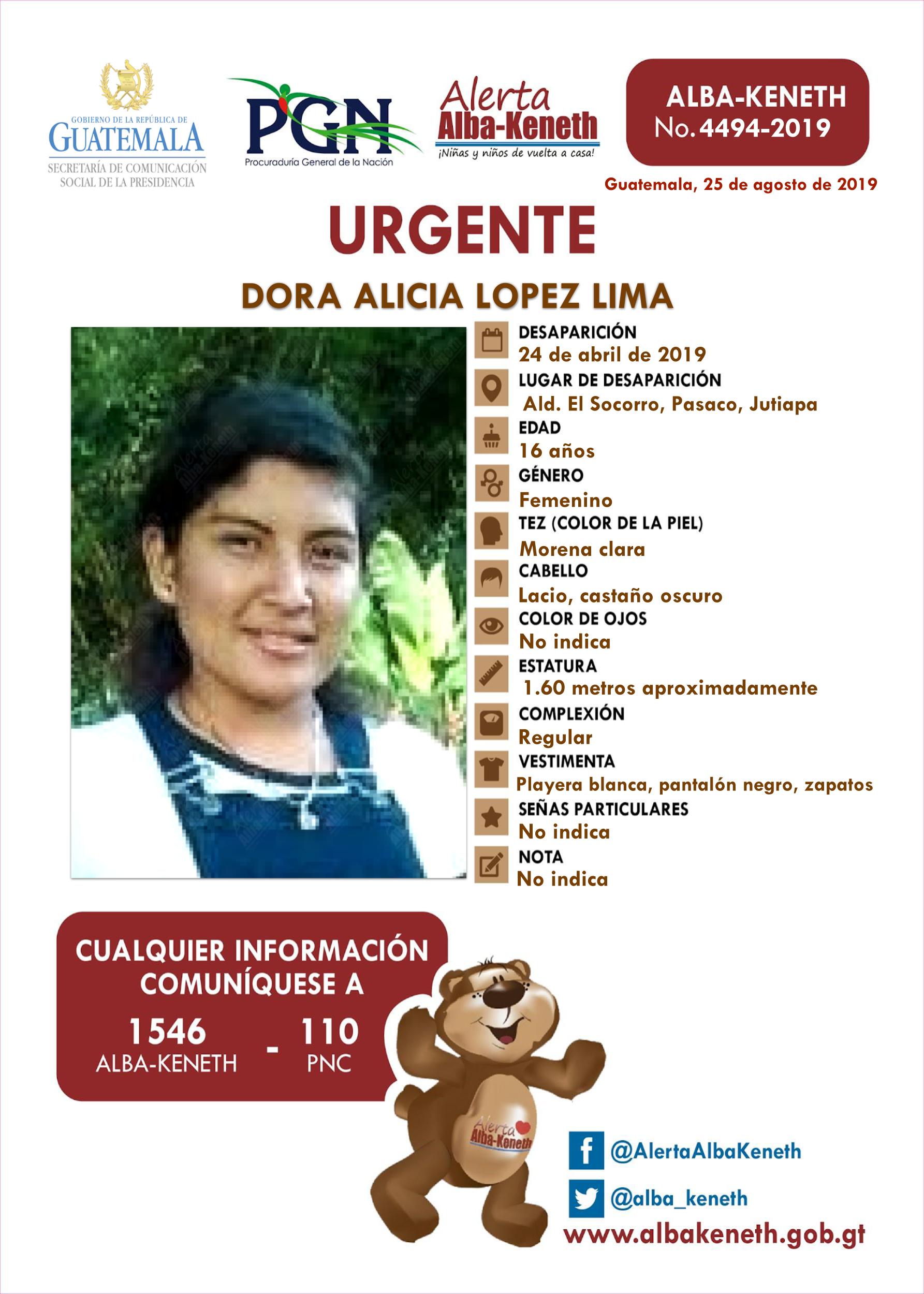 Dora Alicia Lopez Lima