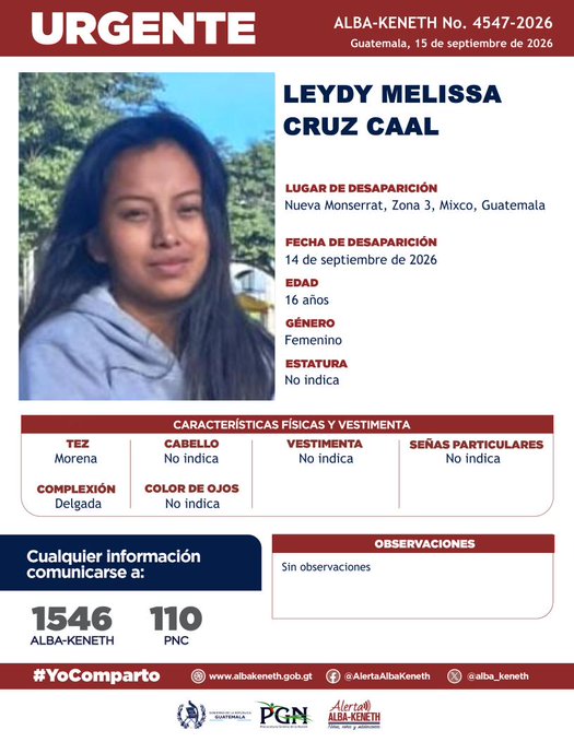 Leydy Melissa Cruz Caal