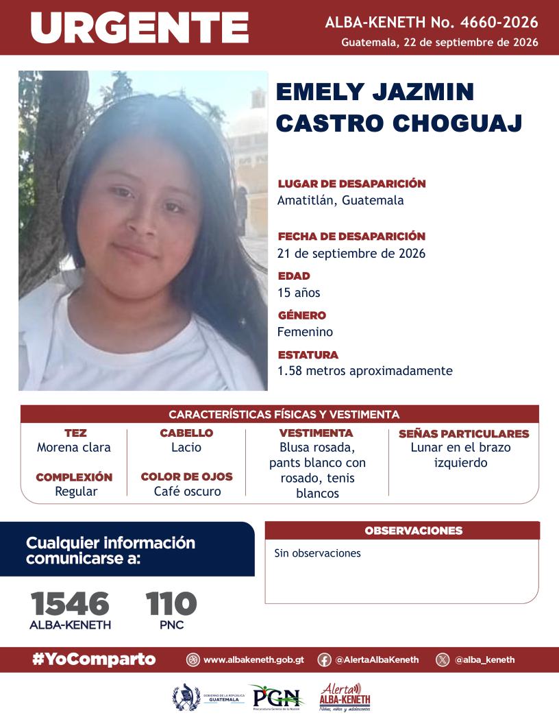 Emely Jazmin Castro Choguaj