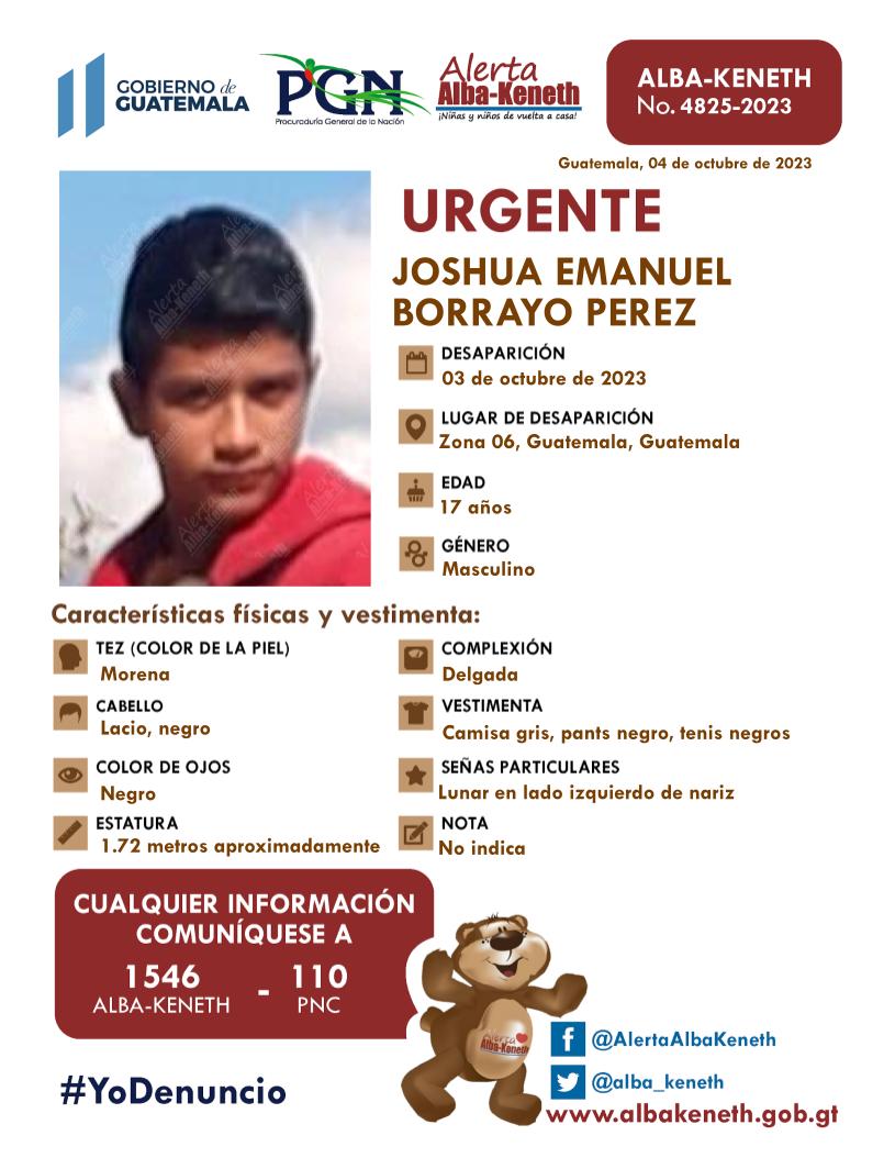 Joshua Emanuel Borrayo Perez