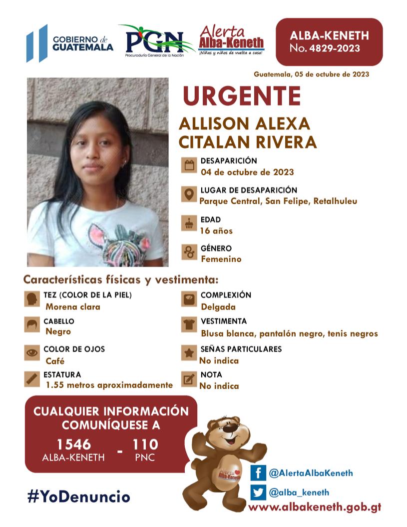 Allison Alexa Citalan Rivera